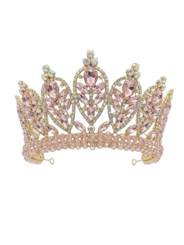 Blush Teardrop Crown